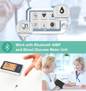 Checkme <span class=keywords><strong>Monitor</strong></span> pasien portabel, <span class=keywords><strong>Monitor</strong></span> tanda Vital Aneroid elektroda Ecg - Product Image 3