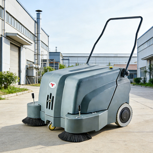CleanHorse M1 Barredora de Suelos Económica para Exteriores, Barredora de Calles con Motor de Cepillo de 90W para Hojas Caídas - Product Image 4