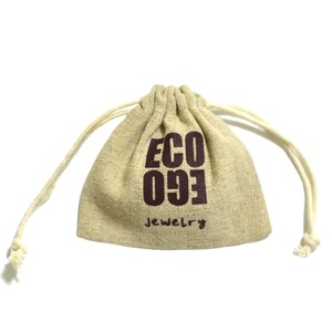 Bolsa de Cordón Promocional de Algodón Ecológico para Joyería Pequeña con Logotipo Personalizado - Product Image 5