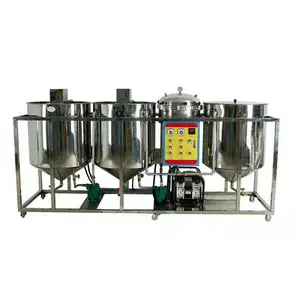 small scale plam oil refinery machine crude edible oil refining machine for vegetable oil