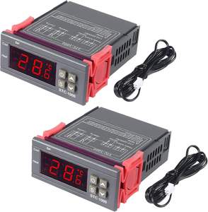 Controlador de Temperatura Digital STC-1000 10A DC 12V, Interruptor de Control de Termostato, 2 Salidas de Relé y Sonda de Temperatura Digital NTC - Product Image 3