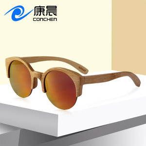 Gafas de Sol de Bambú Conchen Unisex UV400 con Lentes de PC, Protección Solar, Moda para Exteriores, Hechas en Wenzhou B2012 - Product Image 5