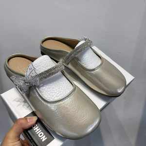 Scarpe basse da donna 2026 in pelle di pecora, modello Mary Jane casual preppy YM, con punta quadrata, in vera pelle, autunnali, antiscivolo, comode, singole - Product Image 2