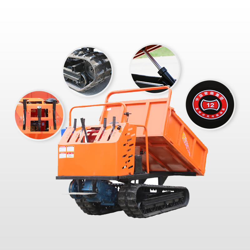 Горячая Распродажа, мини-гусеничный самосвал для домашнего использования SD12T на 1 тонну, мини-погрузчик на продажу