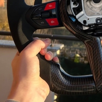 Volant de voiture en fibre de carbone M Sports en stock pour BMW F30 F10 F12 F15 F36 F20 F22 F25 F32 F35 F34 F80 F84 F85 M3 M5 E70 E90