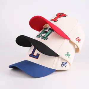 ที่กำหนดเองปักโลโก้หมวกกีฬาขายส่งติดตั้งหมวกเบสบอลสำหรับผู้ชาย