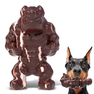 Desain baru mainan kunyah anjing agresif mengunyah mainan anjing tidak bisa dihancurkan untuk menjaga latihan dan pembersihan