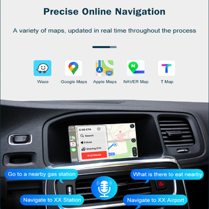 Dckloer không dây Carplay và Android tự động cho <span class=keywords><strong>Volvo</strong></span> V60 2015- 7 "Màn hình phản chiếu/Radio/âm thanh/Airplay/Camera/<span class=keywords><strong>Navigation</strong></span> - Product Image 5