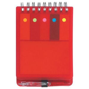 Custom Business Waterproof Plastic Cover Notebook Promotion Spiral Notebook With Sticky <b>Notes</b> and Pen - Product Image 4