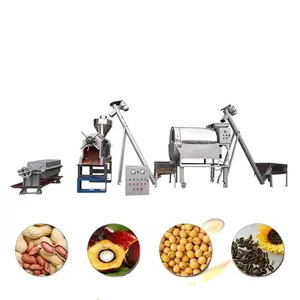 China groundnut oil presser machine setup efficient peanut oil production line