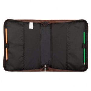 Muestra gratis de cuero de imitación marrón de la Biblia cubierta duradera con cremallera bolsa de la Biblia - Product Image 1