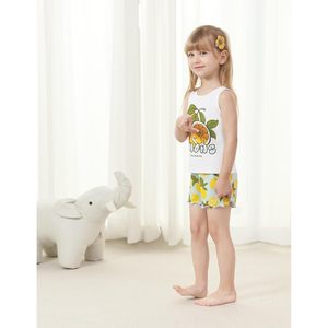 Conjunto de Pijamas para Niños BambooBud, Pantalones Cortos sin Mangas, Ropa de Dormir de Verano, Suave y Bonita, Unisex, Viscosa de Bambú - Product Image 5