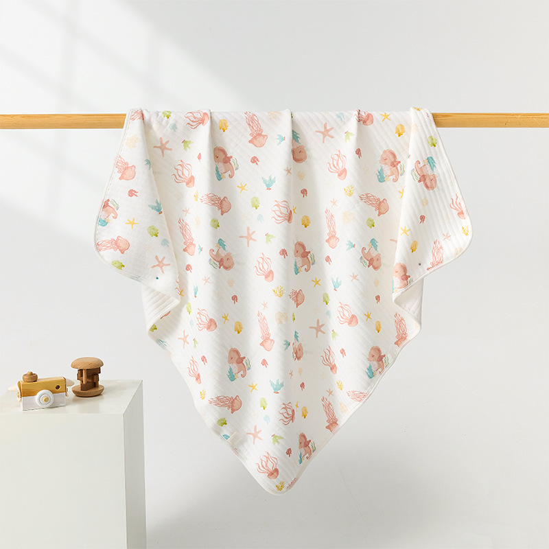 Seahorse jellyfish warm blanket (90*90cm)