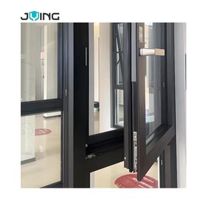 การออกแบบที่ทันสมัยวิลล่าในเมืองสไตล์แกว่งลดเสียงรบกวนหน้าต่างอลูมิเนียมอัลลอยด์กันเสียงสำหรับพาร์ทเมนท์ในเมือง - Product Image 2