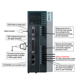 ชุดมอเตอร์เซอร์โวเฟสเดียว 220V ประสิทธิภาพสูง จัดส่งฟรี พร้อมตัวยึดแบบหน้าแปลน IP65 สำหรับเครื่อง CNC - Product Image 2