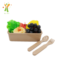 Boîte à lunch à emporter personnalisée sans bpa réutilisable écologique balle de riz bento biodégradable étanche