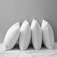 Oreiller en microfibre de polyester, alternative au duvet, pour hôtel et maison, super doux, blanc