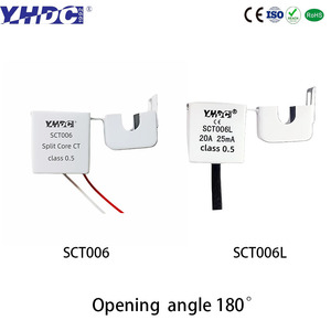 Transformador de Corriente de Núcleo Dividido YHDC SCT006 SCT006L, Sensor de Corriente de Pinza para Medidor de Energía, Alta Precisión, CE ROHS - Product Image 2