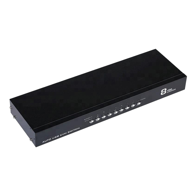 CSP-9108CS 8 Ports VGA KVM Switch Rack Mountable 1920*1440 8 Port VGA USB Interface KVM Switch