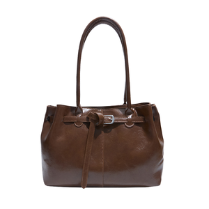 กระเป๋าโท้ทหนังผู้หญิงสุดหรู กันน้ำ ทอแบบพิเศษ ซับในโพลีเอสเตอร์ สายสะพายโซ่ ปิดซิปใต้แขน เหมาะสำหรับช้อปปิ้งและใช้ในชีวิตประจำวัน - Product Image 1