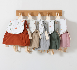 <span class=keywords><strong>Sac</strong></span> <span class=keywords><strong>à</strong></span> <span class=keywords><strong>dos</strong></span> en velours côtelé de haute qualité, décontracté, mignon et tendance pour femmes, vente en gros - Product Image 2