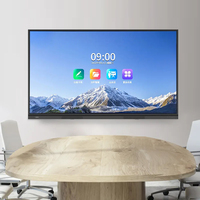 55 65 75 85 86 98 110 inç kalem parmak dokunmatik interaktif düz Panel 4k Lcd dijital interaktif akıllı panoları için okullar öğretim