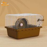 Cage à hamster pliable de luxe en acrylique, grande, style château, portable, pour hamsters, fabrication sur mesure, vente en gros
