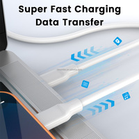 Cable USB C a USB C Schitec Macoron de 60W, 1M, TPE, Carga Rápida, Cable de Carga Tipo C, Sincronización de Datos de Alta Velocidad, Cable para Teléfono para iPhone