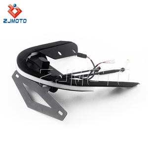 Garde-boue arrière de moto, accessoire d'assemblage LED pour <span class=keywords><strong>Ducati</strong></span> <span class=keywords><strong>Monster</strong></span> 821 1200/<span class=keywords><strong>S</strong></span> 2014 — 17, support de plaque d'immatriculation avec feu arrière - Product Image 2