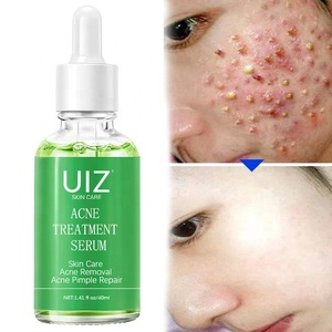 Siero <span class=keywords><strong>Viso</strong></span> all'Acido Salicilico e Tea Tree per Rimuovere l'Acne, Riparare la Pelle, Esfoliare i Punti Neri, Trattamento per la Cura della Pelle, Essenza Siero <span class=keywords><strong>Viso</strong></span> Anti-Acne - Product Image 1