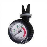 Manomètre de pression gonflable de précision 0-5 PSI avec cadran à zone de sécurité codée par couleur, empêche les dommages causés par l'excès de gonflage pour le kayak et le surf