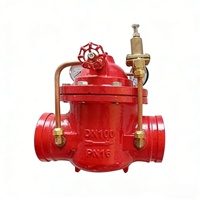 Vanne de régulation hydraulique en fonte réglable DN65 à DN250 G200X 10Q, à commande manuelle, de décharge et de régulation de température constante pour l'eau