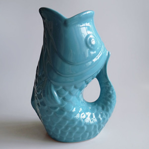 Jarrón de agua gurgle colorido, maceta de cerámica para pescado - Product Image 2