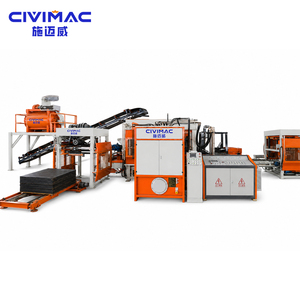 Macchinario per la Produzione di <span class=keywords><strong>Mattoni</strong></span> QT10-15 ad Alta Capacità, Macchina Automatica per Blocchi di Calcestruzzo Cavi e Solidi con PLC Idraulico - Product Image 1