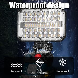 40W 4000LM Portable 18V <b>LED</b> Work <b>Light</b> Battery for USB Type-C Charging Port Rechargeable 6000K Daylight IP20 <b>Workshop</b> WD-8107 Hi - Product Image 2
