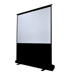 100 "Floor Rising HD 4K Format Projector Screen 60インチ80インチ16:9、3D Sliver Screen、Ambient Light Rejecting Projection Screen