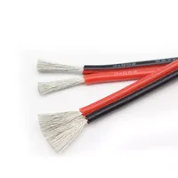 Kabel LED kawat tembaga timah, 5m 10m 50m 2 Pin 22 20 18awg IEC RVB PVC pita isolasi kabel ekstensi UL2468 kabel daya dan kabel