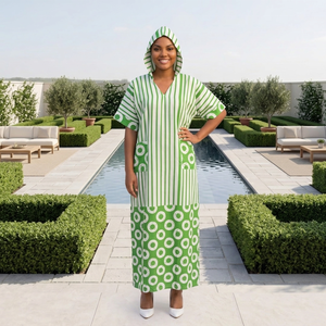 2026 New Fashion Evening Elegant Party Pockets <strong>Dress</strong> Set With Scarf Printed Banquet <strong>Dresses</strong> for <strong>Women</strong> - Product Image 1