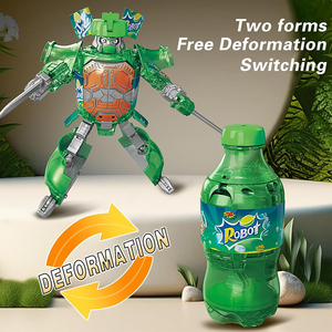 Nouveaux jouets éducatifs STEM, jouets <span class=keywords><strong>robots</strong></span> déformables en forme de bouteilles de boisson, jouets <span class=keywords><strong>robots</strong></span> déformables en forme de canettes de soda, jouets créatifs pour enfants, cadeau - Product Image 6