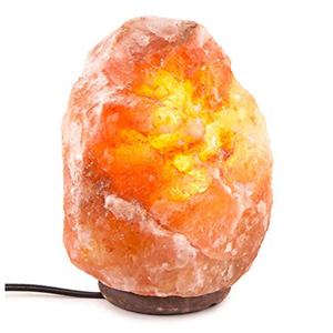 Lámpara de Sal del Himalaya Rosa Claro, Mini Cubo, Forma Geométrica, Ecológica, Tallada, Sian Enterprises - Product Image 1