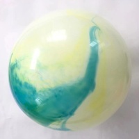 Ballon de plage gonflable transparent à paillettes dégradées, jouet aquatique pour enfants, décoration de fête en plein air, ballon suspendu