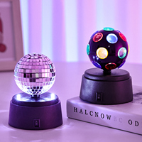 Mini Lampe Stroboscopique USB avec Alarme Sonore, Cadeau pour Enfant, Lumière Disco Laser LED avec Batterie