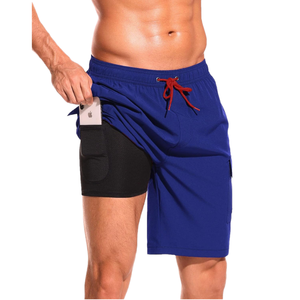 <b>Men's</b> Lightweight Swimwear 140g Spandex Polyester Quick Dry Beach Shorts Custom Logo Wholesale Slim Fit Board Shorts Swim <b>Trunks</b> - Product Image 2