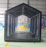 Tente de voiture gonflable mobile transparente d'extérieur, capsule, tente de garage de voiture gonflable portable, housse de voiture gonflable