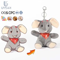 UYEAH OEM/ODM EN71/CPC/GRS Usine de fabrication de jouets en peluche personnalisés, poupée en peluche douce, éléphant en peluche pour enfants, cadeaux pour enfants