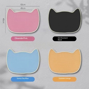 เสื่อทรายแมวสองชั้นกันน้ำกันลื่นกันลื่นแผ่นทรายสำหรับเก็บแมว - Product Image 6