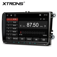 XTRONS pour VW/Skoda/Seat, lecteur multimédia automobile Linux 9 pouces, écran QLED IPS, puce radio SI4745, DSP intégré, CarPlay, Android Auto, entrée RCA
