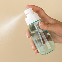 Bouteille pulvérisateur en plastique rose et bleue pour animaux de compagnie, 30 ml, 60 ml, 80 ml, 100 ml, 1 oz et 2 oz, avec pompe scellée