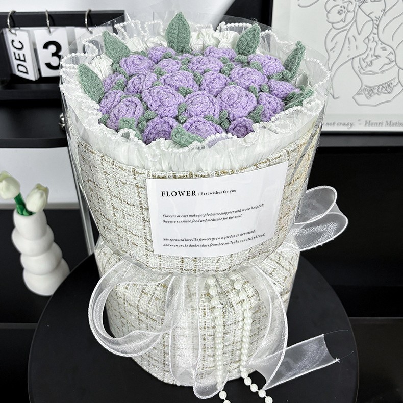 Perla - Rosa Burbuja Multicabezada Lavanda Púrpura