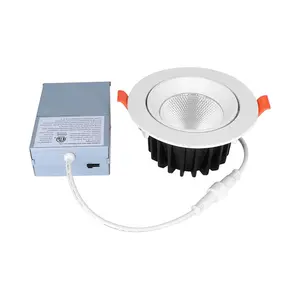 85-265 V COB LED Downlight שקוע תקרת זרקור מנורה מקורה